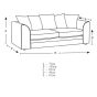 3 Seater Size