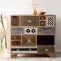 Multi Colour Chest of Drawers - SOREL Medium Chest  14 Drawers