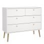 White Chest of Drawers - COBALT Large Chest  4 Drawers