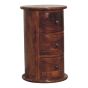 Oak Finish Chest of Drawers - MAPLE Small Chest  3 Drawers