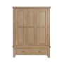 Norfolk 3 Door Wardrobe - Somke Oak
