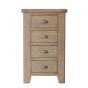 Norfolk 4 Drawer Chest of Drawers - Smoke Oak