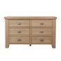 Norfolk 6 Drawer Chest - Smoke Oak