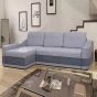 Corner Sofa - COVEHAUS 3 Seater L Shaped Sofa - Grey