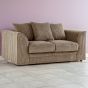 Desmond Jumbo Cord 2 Seater Scatterback Sofa - Coffee