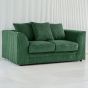 Desmond Jumbo Cord 2 Seater Scatterback Sofa - Green