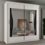 Heffner White Sliding Door Wardrobe - 3 Sizes