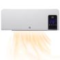 Scott Wall Mounted Space Heater with Remote Control Timer and Oscillation - White