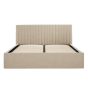 Double Bed - BERI I Ottoman 4ft6 Bed Beige