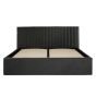 Kingsize Bed - BERI Ottoman 5ft Bed Black