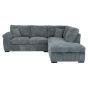 Corner Sofa CORDURA Jumbo Cord Right Hand Facing Corner Sofa - Grey