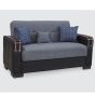 Kaven High Quality Fabric 2 Seater Sofabed - Grey
