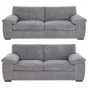 Cordura Jumbo Cord 3 Seater and 2 Seater Sofa Set - Grey