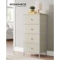 Yellow Chest of Drawers - REDMOND Tallboy Small Chest  4 Drawers