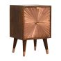 Manila Rose Gold Bedside Table