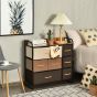 Multi Colour Chest of Drawers - LEICESTER Medium Chest  7 Drawers
