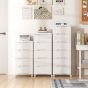 White Chest of Drawers - JOSS Tallboy Small Chest 6 Drawers