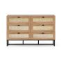 Padstow 6 Drawer Chest - Oak