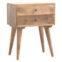 Modern Solid Wood Bedside Table