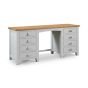 Richmond 8 Drawer Dressing Table - Grey