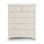 Cameo 4+2 Drawer Storage Chest - Stone White