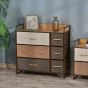 Multi Colour Chest of Drawers - HERON Medium Chest  7 Drawers