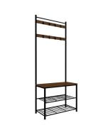 Ealing Black Metal Coat Hangers. Small - Vintage Pine