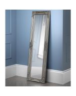 Palais Antique Finish Pewter Dress Mirror