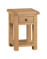 Classic Wooden Side Table - Medium Oak Finish