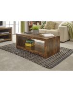 Jakarta Coffee Table With Shelf Mango