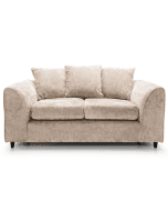 Gilliver Crushed Chenille 2 Seater Sofa - Cream