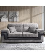 Nathaniel 3 Seater Sofa - Black and Grey