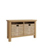 Herman Hall Bench - Rustic Oak