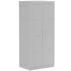 Wardrobe - HERON 2 Door Wardrobe Grey 80cm