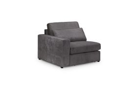 Shaffer Left Arm Single Corner Sofa - Grey
