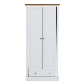 Wardrobe - DARTFORD 2 Door Wardrobe White 79.7cm