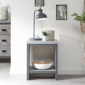 Boston Simple Lamp Table Grey