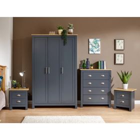 Lancaster 4 Piece Set Slate Blue