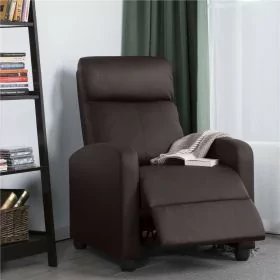 Modern PU Leather Recliner Chair - 3 Colours 