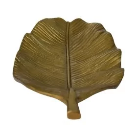 Gold Coating Banana Shape Leaf Decorative Tray
