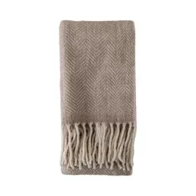 Hackett Wool Throw - Taupe