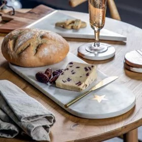 Poe Star Marble Serving Board - Small