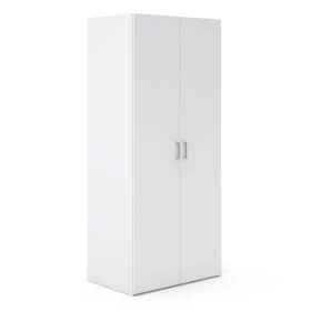 Space Wardrobe with 2 Doors - White