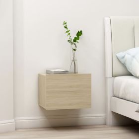Bedside Table - ENNA Liora Nightstand Sonoma Oak 40cm