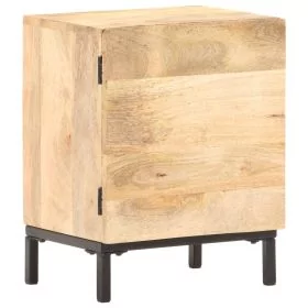 Bedside Table - CLIFTON Nightstand Natural 40cm