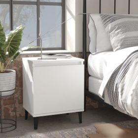Bedside Table - WATERLOO Nova 2 Piece Nightstand White 40cm