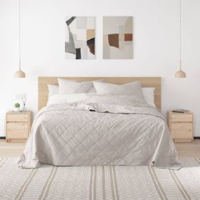 Bedside Table - SHEFFIELD Nightstand Natural 40cm