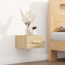 Bedside Table - MERLIN Cam Nightstand Sonoma Oak 35cm