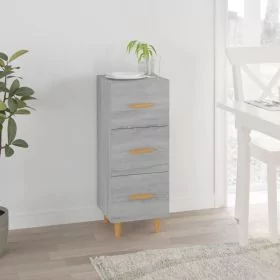 Sideboard Grey Sonoma 34.5x34x90 cm Engineered Wood