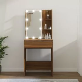 Dressing Table - DULO Dresser Brown Oak 60cm
